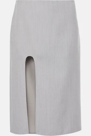 Stella McCartney Falda tubo de lana