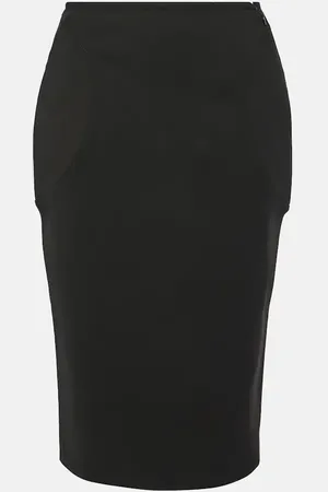 Alaïa Alaïa Falda tubo fruncida
