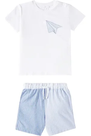 PATACHOU Set de camiseta y shorts de jersey de algodón