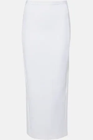 Max Mara Falda tubo Charme de jersey de tiro alto