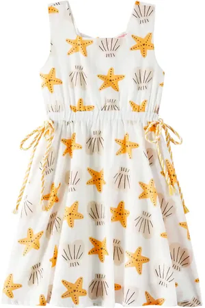 FÁBULA Fábula Vestido Starfish de mezcla de algodón
