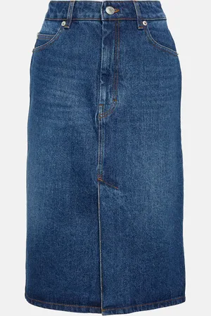 Ami Falda tubo de denim