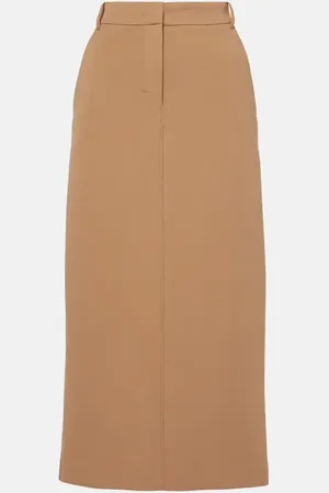 Max Mara Falda tubo Como en mezcla de algodón