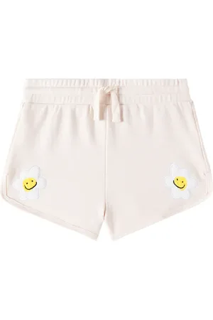 Stella McCartney Shorts de jersey de algodón con apliques