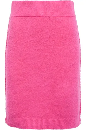 Helmut Lang Falda tubo en mezcla de algodón