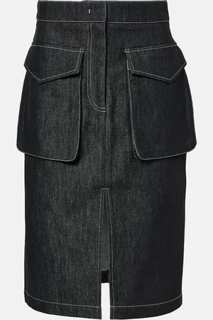 CO Falda tubo de denim