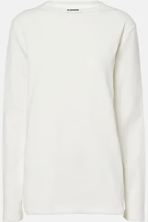 Jil Sander Top en jersey de algodón