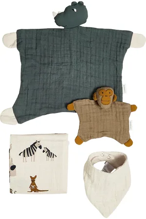 Liewood Bebé - set Nada de edredón, babero y fajín de algodón