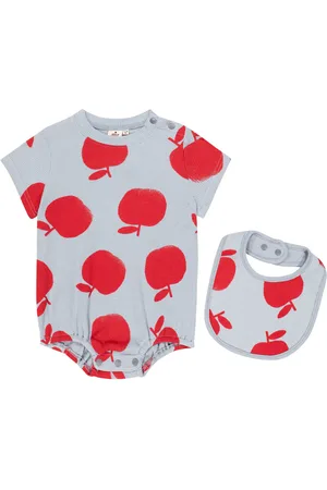 Jelly Mallow Bebé - set de body y babero Pomme de algodón