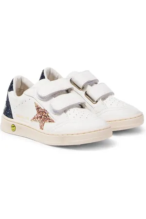 Golden Goose Zapatillas Ball Star de piel con glitter