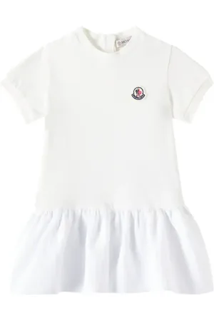 Moncler Bebé - vestido en mezcla de algodón