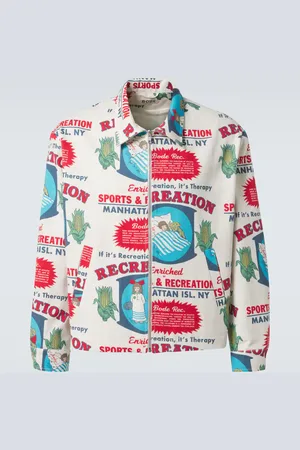 BODE Chaqueta Enrichment de algodón estampada