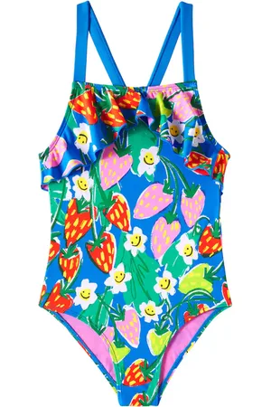 Stella McCartney Bañador con volantes floral
