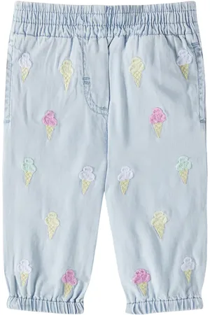 Stella McCartney Bebé - jeans estampados