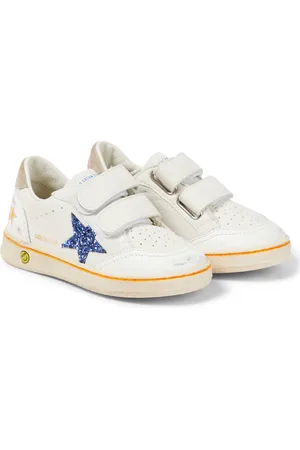 Golden Goose Zapatillas Ball Star de piel con glitter