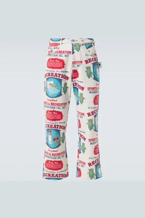 BODE Pantalones rectos Enrichment Knolly Brook de algodón