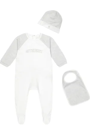 Givenchy Bebé - set de body, gorro y babero de algodón