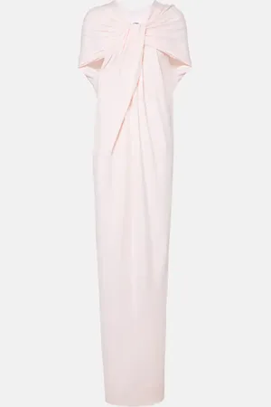 Jil Sander Vestido de fiesta de crepé de jersey drapeado