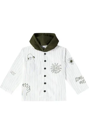 Stella McCartney Chaqueta de algodón estampada