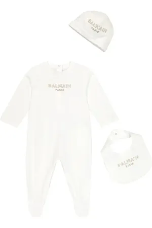 Balmain Bebé - set de body, gorra y babero