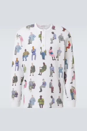 J.W.Anderson Camiseta con botones de punto gofrado