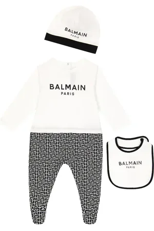Balmain Bebé - set de mono, babero y gorro