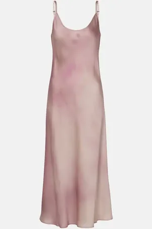 Acne Studios Vestido lencero de satén