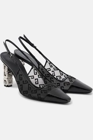 Givenchy Salones destalonados G Cube de malla con piel