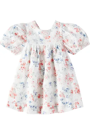 Tartine Et Chocolat Bebé - vestido de algodón floral