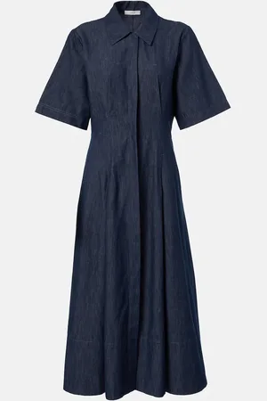 Vince Vestido camisero en denim