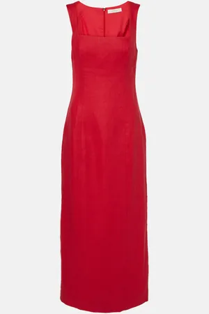 FAITHFULL THE BRAND Vestido largo Felice de lino