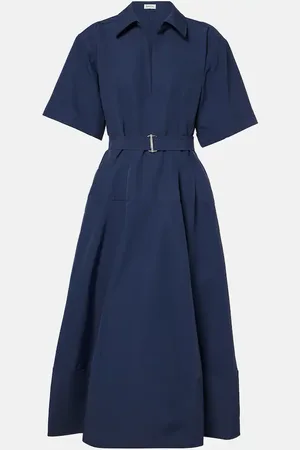 Simkhai Vestido midi Deanna de faya con cinturón