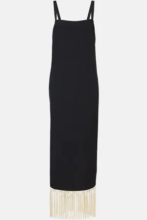 ‎Taller Marmo‎ Vestido largo Palermo con flecos