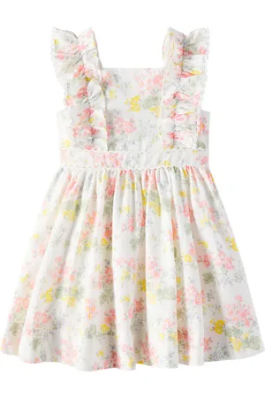 Tartine Et Chocolat Vestido de lino y algodón floral
