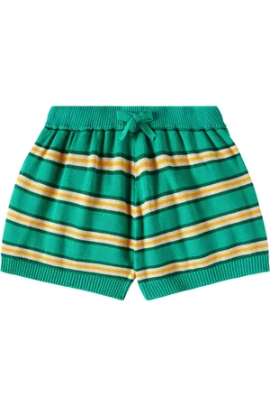 Tiny Cottons Shorts de algodón a rayas