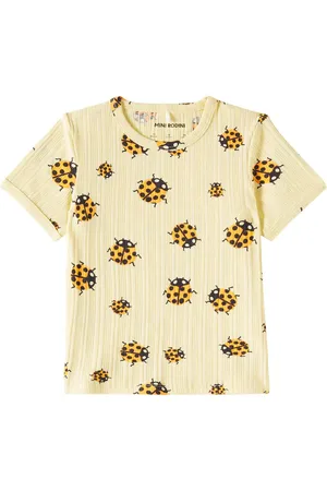 Mini Rodini Camiseta Ladybugs de jersey