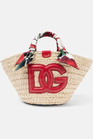Dolce & Gabbana Bolso cesta Kendra Small de paja