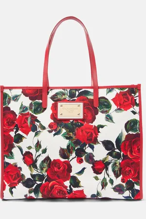 Dolce & Gabbana Shopper Large de lona con piel