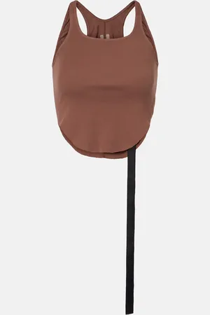 Rick Owens Tank top cropped DRKSHDW de jersey de algodón