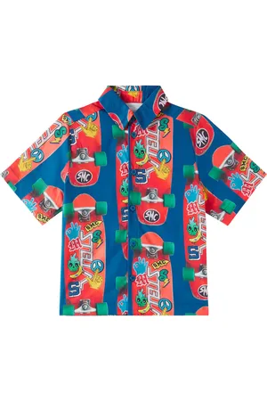 Stella McCartney Camisa de algodón estampada