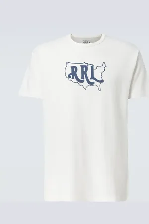 Ralph Lauren Camiseta de mezcla de algodón estampada