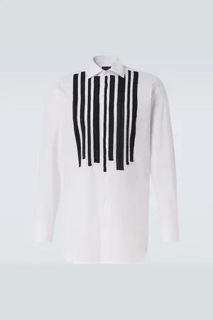 JUNYA WATANABE X Guy Rover camisa de algodón a rayas