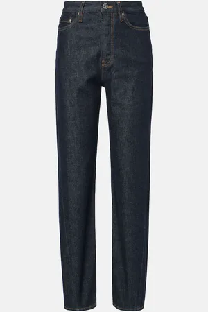 Totême Jeans rectos de tiro medio
