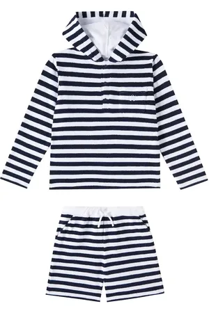 PATACHOU Set de sudadera y shorts de felpa