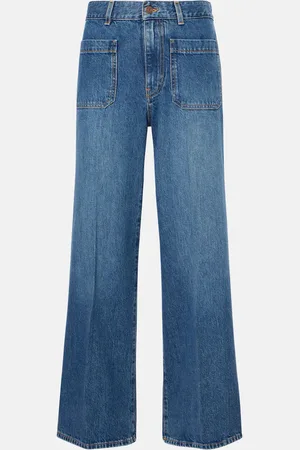 Chloé Chloé Jeans anchos cropped