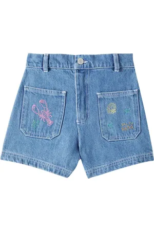 The New Society Shorts Kostas en denim