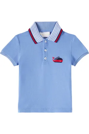 Gucci Bebé - polo de piqué en mezcla de algodón