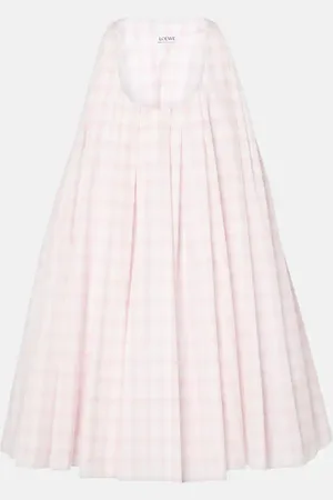 Loewe Vestido corto Trapeze de algodón