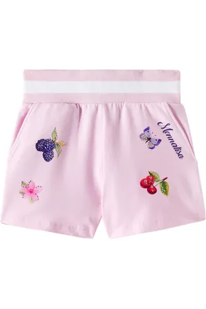 MONNALISA Shorts en mezcla de algodón estampado