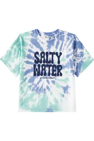 The New Society Camiseta Rhea de jersey de algodón tie-dye
